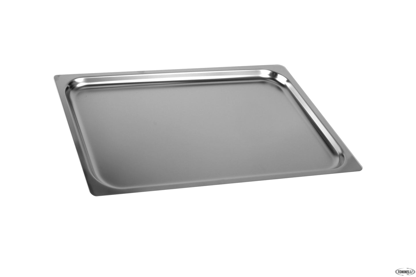 Gn Inox 1.1. Teglia Bordo Piano Cm53X32 H.2
