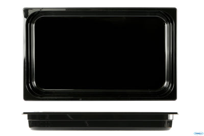 Gn Policarbonato Nero 1.1-Bacinella Cm 53X32,5 H.6,5 Lt.9 Bp11065