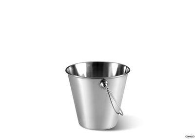 Gourmet - Mini Cestino Inox Con Manico Diametro Cm8,5 H 9 0,32L 7103