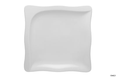 Gourmet-Piatto Porcellana Bianco Quadro Cm.22 3629