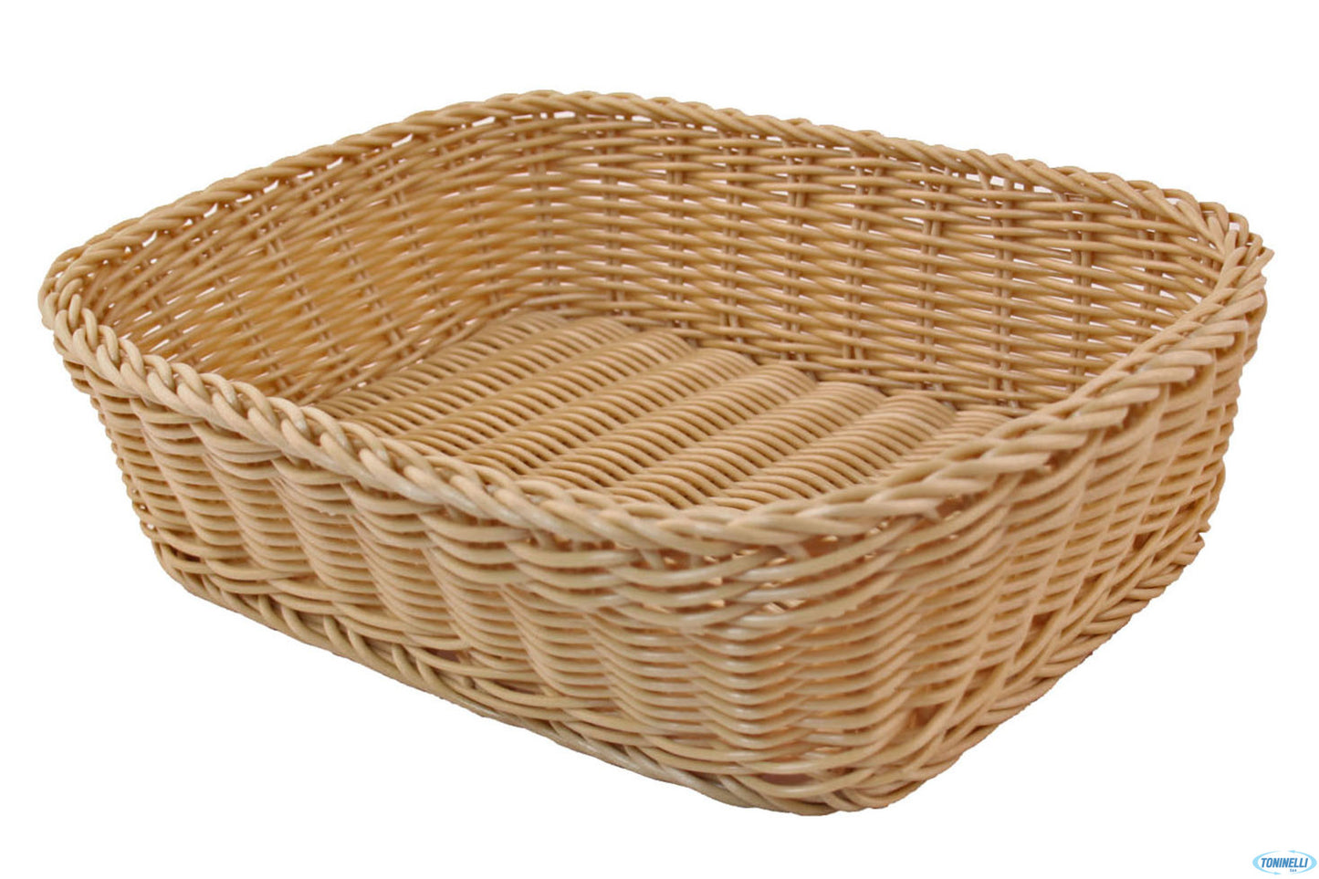 Horecaprofessional - Cestino Pane Pesante Rettangolare Cm.29X21,5 H 9 Naturale Spb-10An