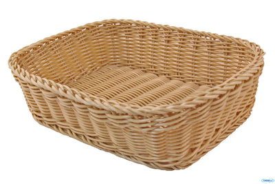 Horecaprofessional - Cestino Pane Pesante Rettangolare Cm.29X21,5 H 9 Naturale Spb-10An