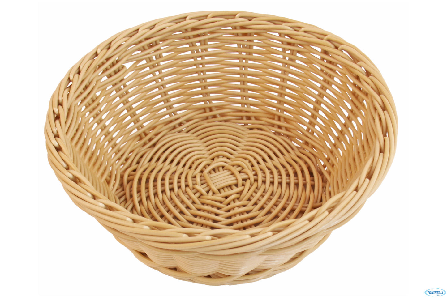 Horecaprofessional - Cestino Pane Pesante Tondo Cm.21 H 8 Naturale Spb-7Bn