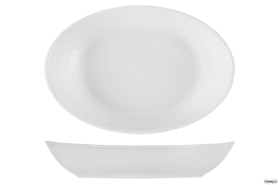 Hotel - Piatto Ovale Fondo Cm 30