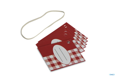 Il Casale-Cf.6 Biglietti Auguri 6 Elastici Gomma