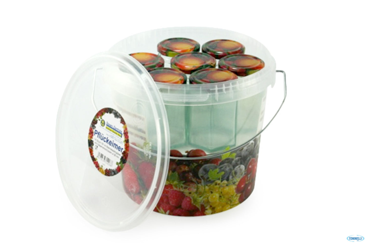 Il Casale-Secchio Frutta 14 Vasi Esagon. 191Ml.