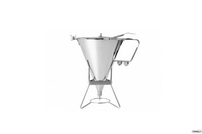 Imbuto Colatore 1,9 Lt Inox Con 3 Bocchette E Supporto 041140