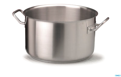 Casseruola Alta 2 Maniglie Inox Cm 24 H 15 Lt 6,7 Induzione