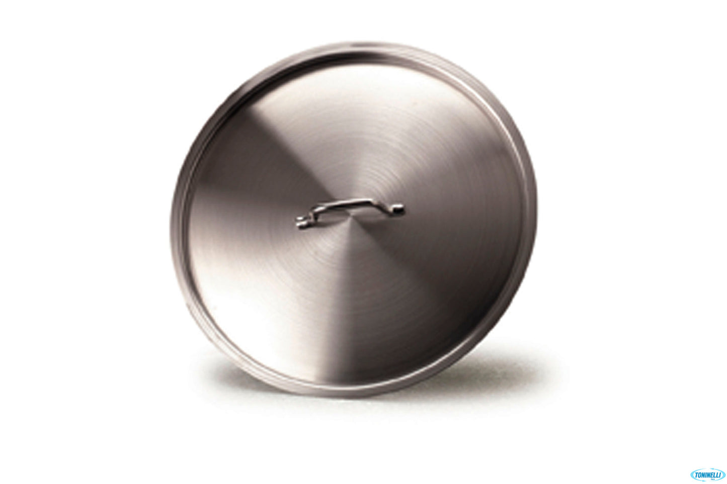 Coperchio Acciao Inox Con Ponticello Inox Cm 28