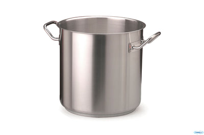 Pentola Acciao Inox Con 2 Maniglie Inox Induzione Cm 32 H 32 Lt 25