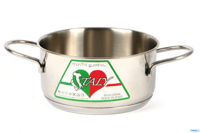 Italy - Casseruola Inox 18-10 2M Cm.12 40330 Per Induzione
