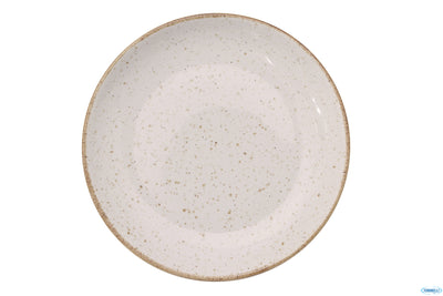 Piatto Frutta Java Barley Cream Ø Cm.20 - Confezione da 6 Pz.