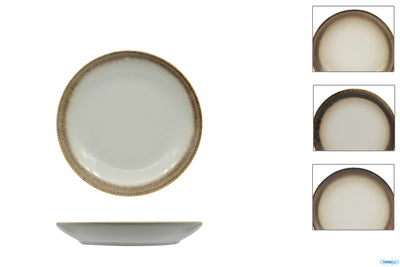 Piatto Frutta Java Radiance Brown Ø Cm.20 - Confezione da 6 Pz.