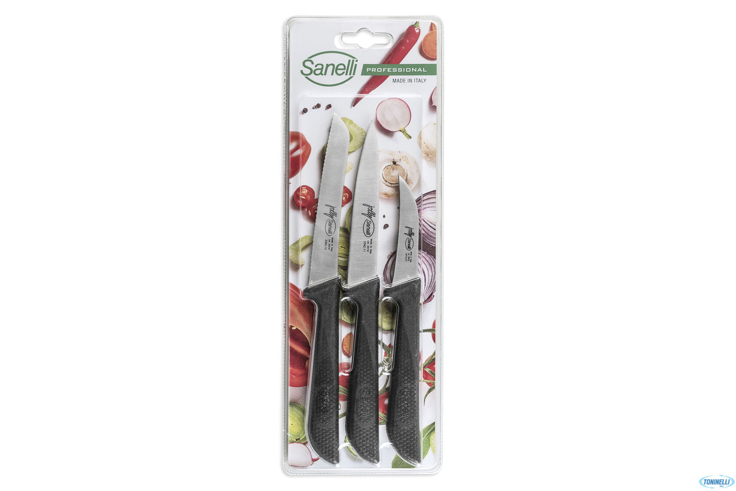 Jolly-Set Coltelli Mix 3Pz Spelucchino-Pomodoro-Verdura 662203