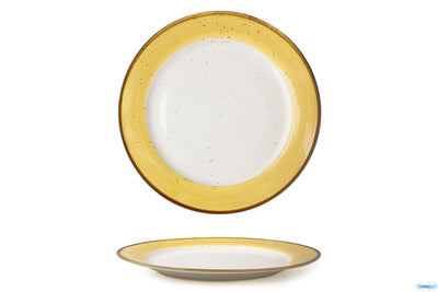 Just-Piatto Tondo Cm.27 Giallo In Porcellana 6932D-C399-10.5