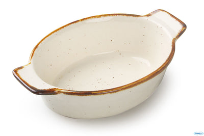 Justcolor Sesame Crema-Pirofila Ovale Cm.27X15,5 H.5,5 6697M-C356-10.5