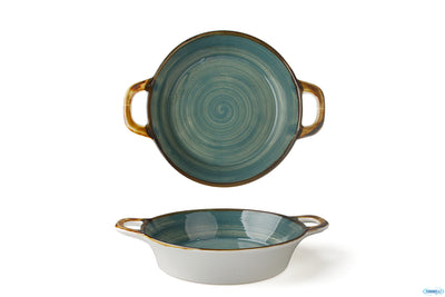 Just-Tegamino 2 Manici Cm.15 Ottanio In Porcellana 6931D-C398-8