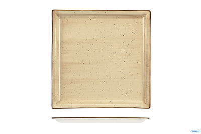 Justcolor Cream-Piatto Rettangolare Cm.26,5X26,5 Hp8848-1096K1