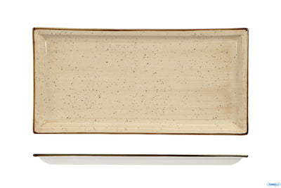 Justcolor Cream-Piatto Rettangolare Cm.35,6X18,2 Hp9621-1096K1