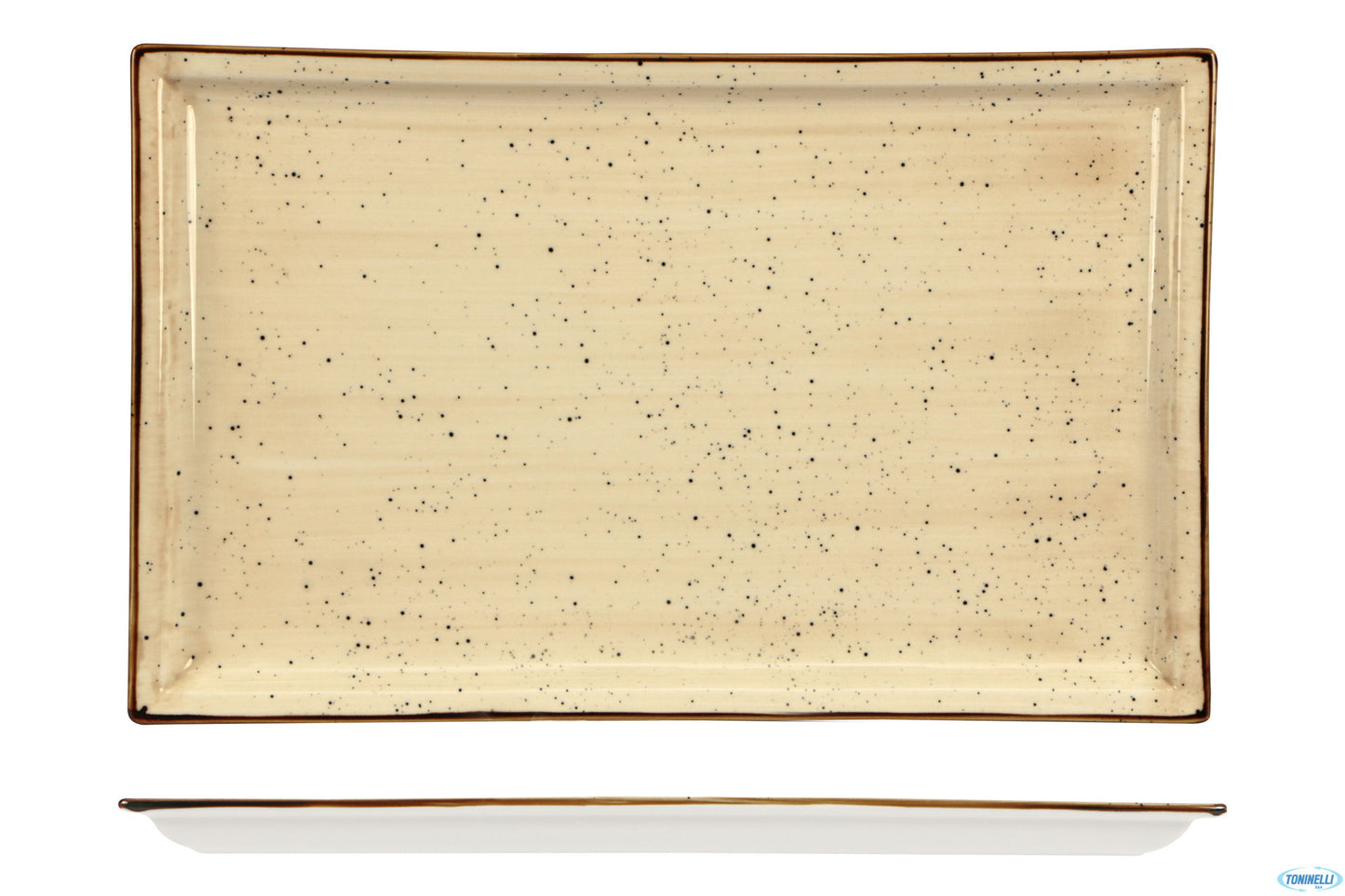 Justcolor Cream-Piatto Rettangolare Cm.36,5X22,8 Hp7500-1096K1