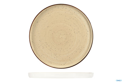 Justcolor Cream-Piatto Tondo Con Bordo Cm.28,5 Hp11199-1096K1