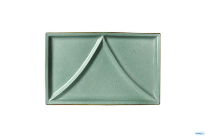 Justcolor Green-Piatto 3 Scomparti Cm.36X22 Chp12012-1096K4