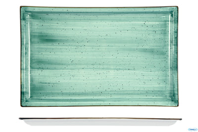 Justcolor Green-Piatto Rettangolare Cm.36,5X22,8 Hp7500-1096K2