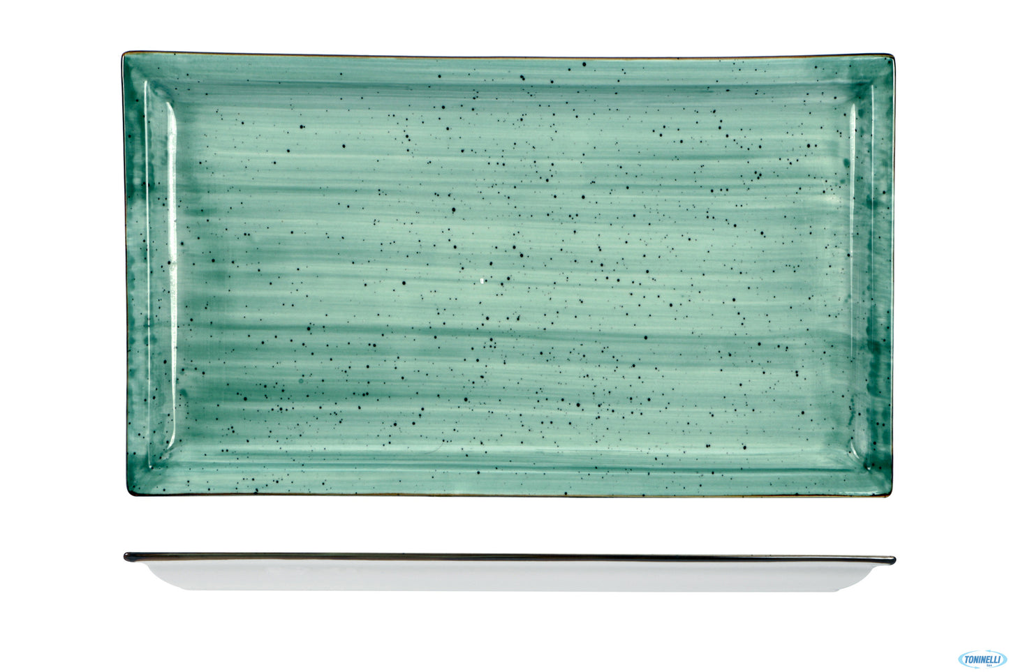 Justcolor Green-Piatto Rettangolare Cm.31X18 Chp11757-1096K2