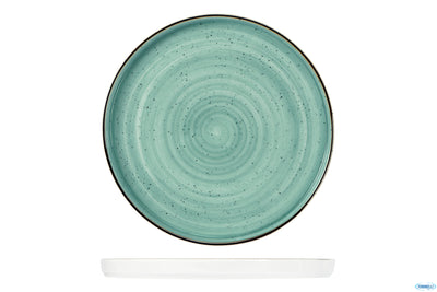 Justcolor Green-Piatto Tondo Con Bordo Cm.28,5 Hp11199-1096K2