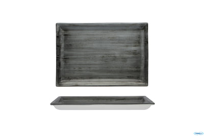 Justcolor Grey-Piatto Rettangolare Cm.27,2X18,2 Chp7501Ut-1135O