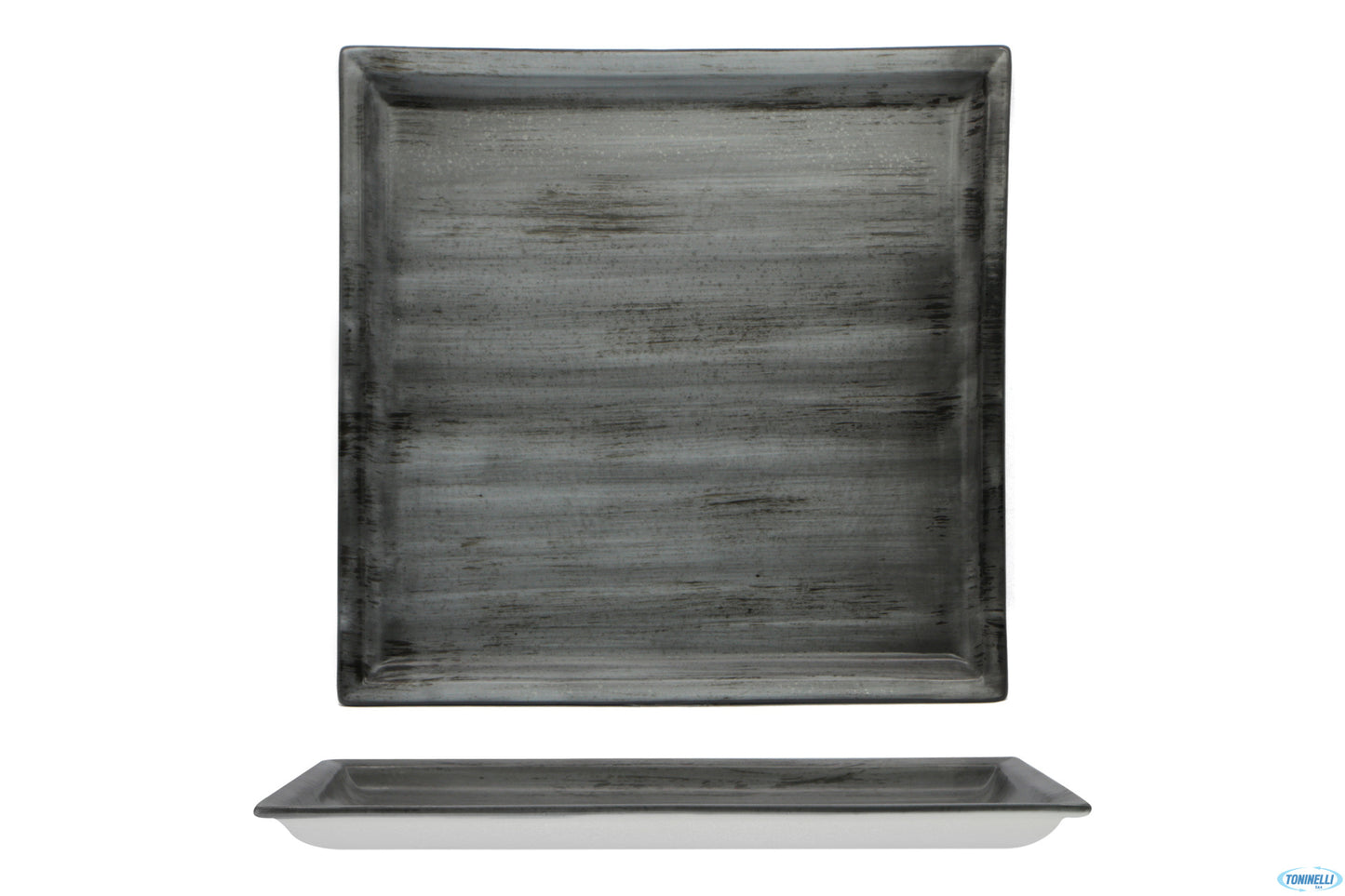 Justcolor Grey-Piatto Quadro Cm.29X29 Chp7507Ut-1135O