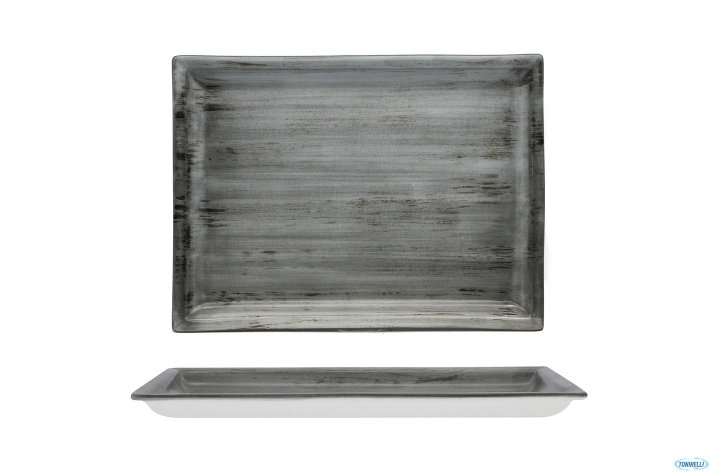 Justcolor Grey-Piatto Rettangolare Cm.36,5X22,8 Hp7500-1135O