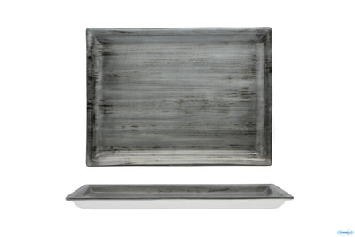 Justcolor Grey-Piatto Rettangolare Cm.36,5X22,8 Hp7500-1135O