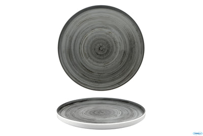 Justcolor Grey-Piatto Tondo Con Bordo 22,8 Hp11201-1135O