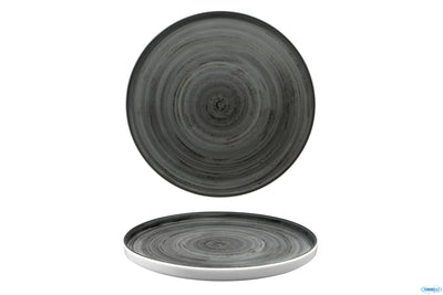 Justcolor Grey-Piatto Tondo Con Bordo 28,5 Chp11199-1135O