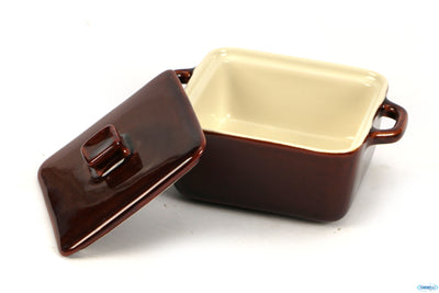 Justcolor-Mini Casseruola Quadra Con Coperchio Bicolor Cm.13,5X10,5X7 2681