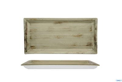 Justcolor Noisette-Piatto Rettangolare Cm.36,5X18,2 Chp9621Ut-1135A