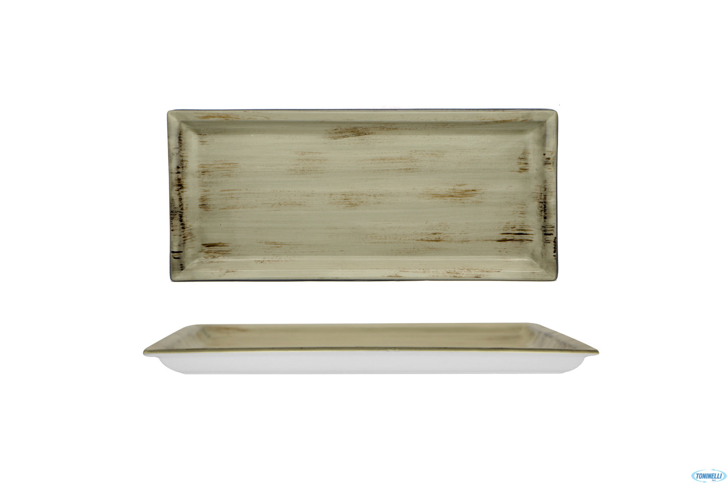 Justcolor Noisette-Piatto Rettangolare Cm.31X13,7 Chp11758Ut-1135A