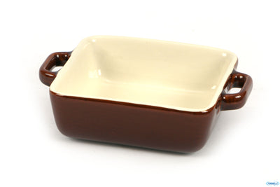 Justcolor-Pirofila Quadra Bicolor Cm.16,5X13,2X4,5 1671