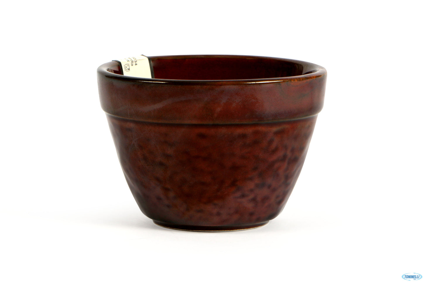 Justcolor-Ramequin Alto In Porcellana Marrone Cm.9 H.6 6682M