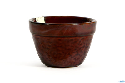 Justcolor-Ramequin Alto In Porcellana Marrone Cm.9 H.6 6682M