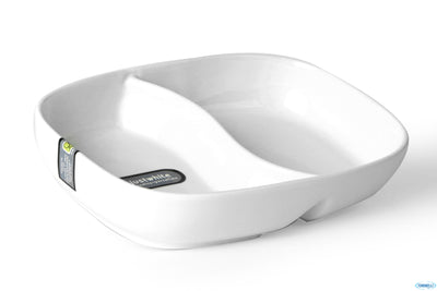 Justwhite-Piatto 2 Scomparti 20,3X14,2X4,3 Hp7441