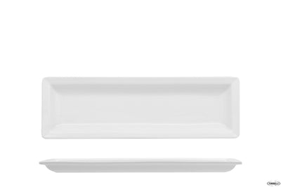 Justwhite-Piatto Rettangolare 26,7X8,7X1,8 Hp7504