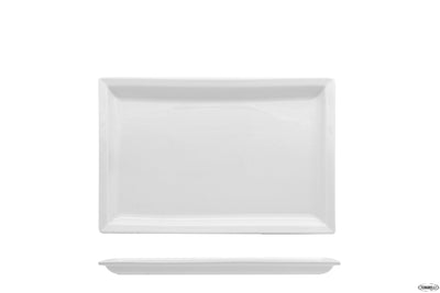 Justwhite-Piatto Rettangolare Cm.27X18 Hp7501
