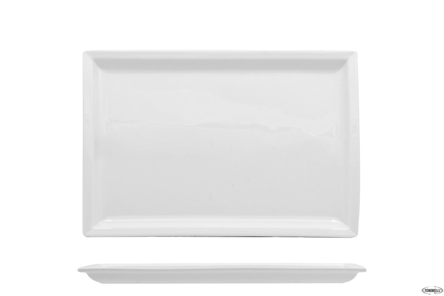 Justwhite-Piatto Rettangolare Cm.31X22 Hhp11756