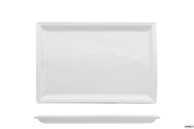 Justwhite-Piatto Rettangolare Cm.31X22 Hhp11756