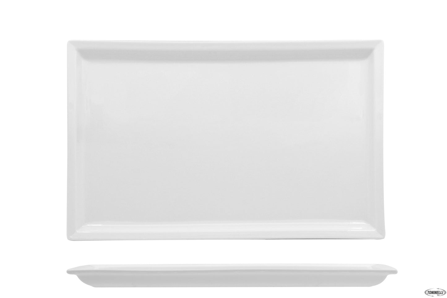 Justwhite-Piatto Rettangolare Cm.36X22 Hp7500