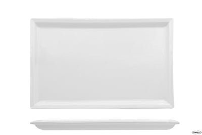 Justwhite-Piatto Rettangolare Cm.36X22 Hp7500