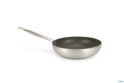 Kerastone Granite-Padella Svasata Alta 1 Manico Cm.24