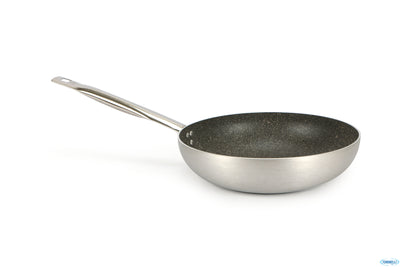 Kerastone Granite-Padella Svasata Alta 1 Manico Cm.28